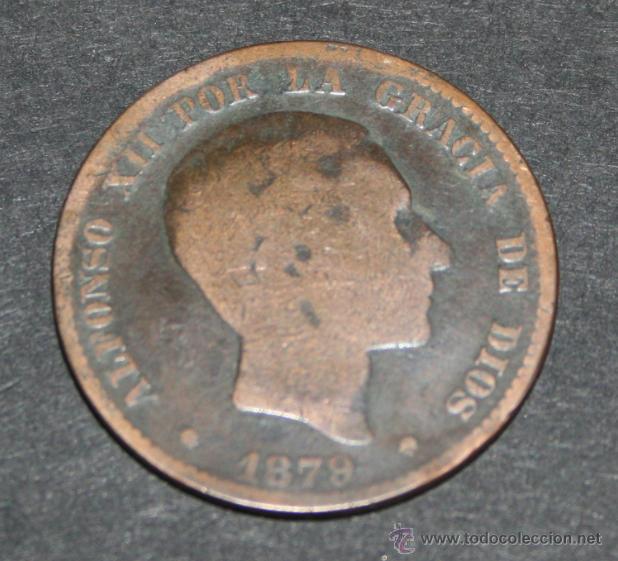 Monedas de Espa&ntilde;a: MONEDA DE 10 CENTIMOS - ALFONSO XII 1879 - Foto 1