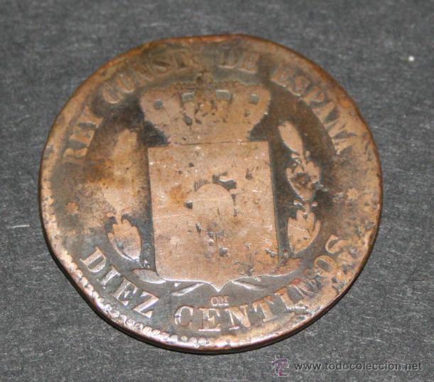 Monedas de Espa&ntilde;a: MONEDA DE 10 CENTIMOS - ALFONSO XII 1879 - 2M - Foto 2