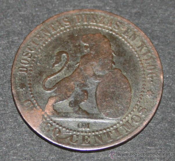 Monedas de Espa&ntilde;a: MONEDA DE 5 CENTIMOS - GOVIERNO PROVISIONAL - Foto 2