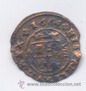 Monedas de Espa&ntilde;a: FELIPE IV- 8 MARAVEDIS- 1664- GRANADA - Foto 2
