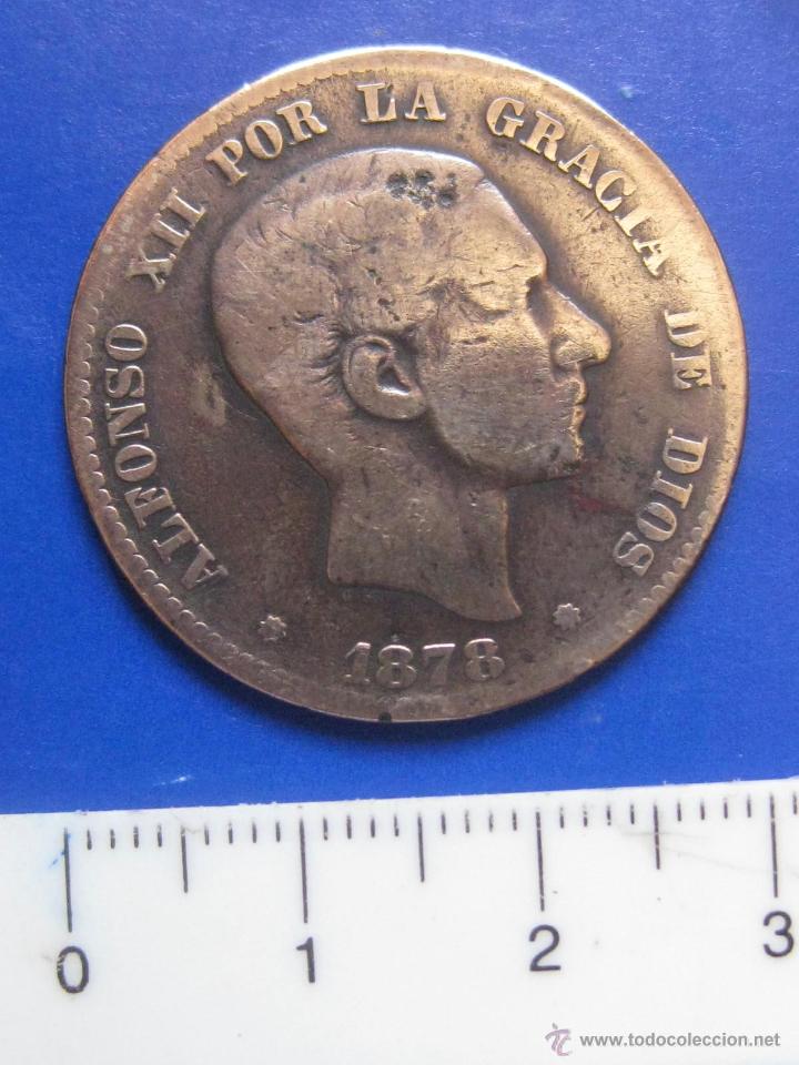 Monedas de Espa&ntilde;a: 10 CENTIMOS 1878 ALFONSO XII - Foto 1