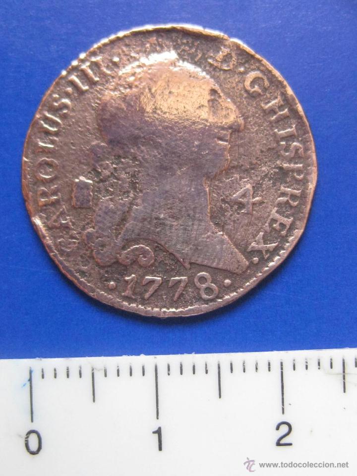 Monedas de Espa&ntilde;a: 4 MIRAVEDIES 1778 CARLOS III - Foto 1