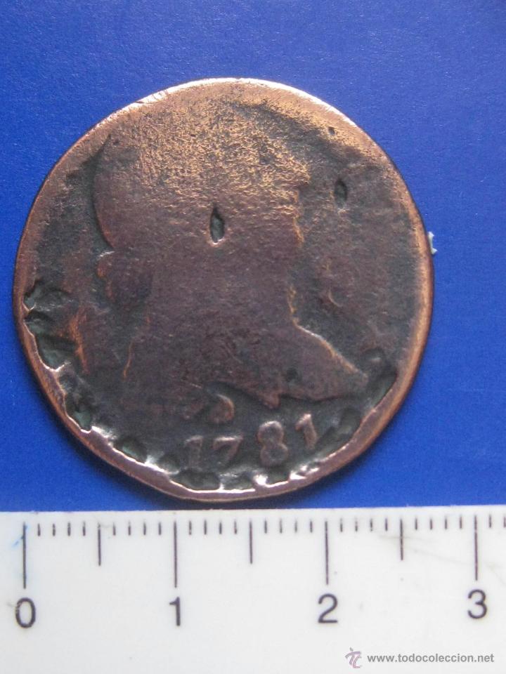 Monedas de Espa&ntilde;a: 4 MIRAVEDIES 1781 CARLOS III - Foto 1