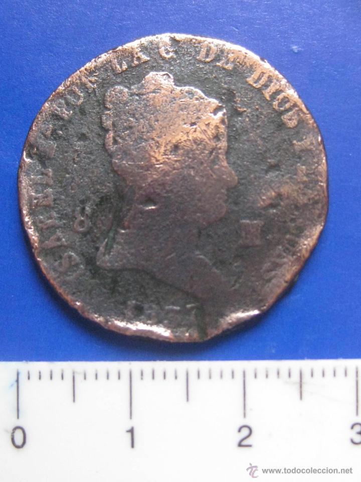 Monedas de Espa&ntilde;a: 8 MIRAVEDIES 1837 ISABEL II - Foto 1