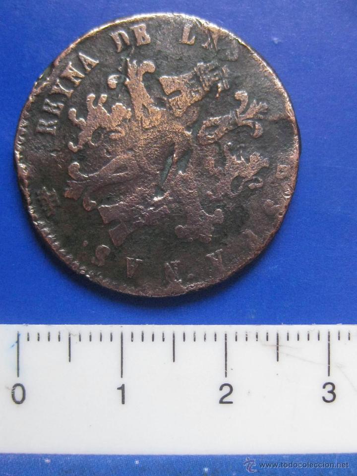 Monedas de Espa&ntilde;a: 8 MIRAVEDIES 1837 ISABEL II - Foto 2