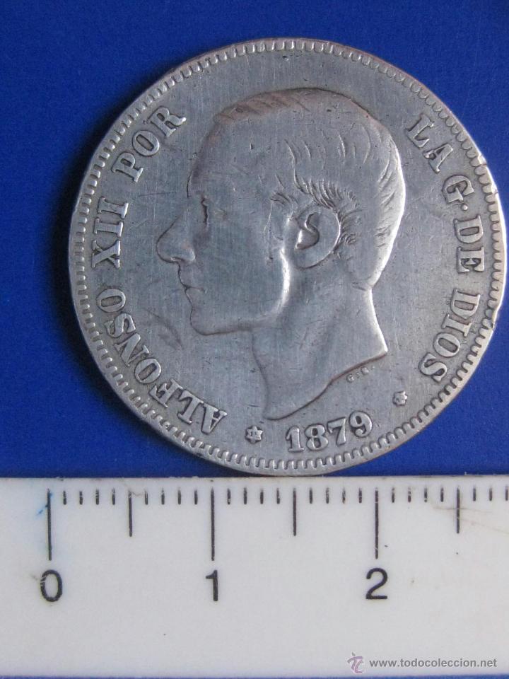 Monedas de Espa&ntilde;a: 2 PESETAS PLATA 1879 ALFONSO XII - Foto 1