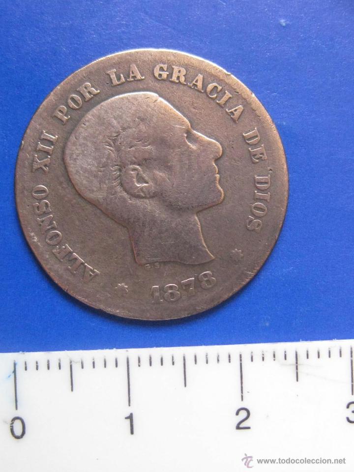 Monedas de Espa&ntilde;a: 5 CENTIMOS 1878 OM ALFONSO XII - Foto 1