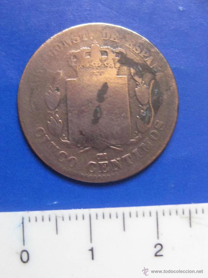 Monedas de Espa&ntilde;a: 5 CENTIMOS 1878 OM ALFONSO XII - Foto 2