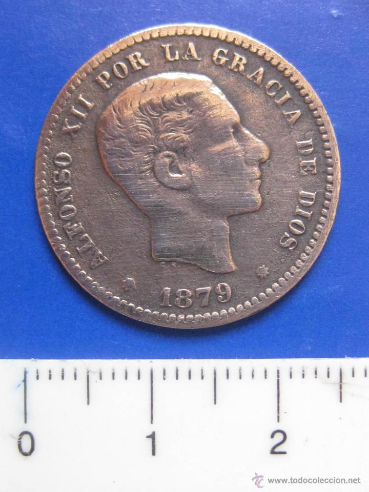Monedas de Espa&ntilde;a: 5 CENTIMOS 1879 ALFONSO XII - Foto 1