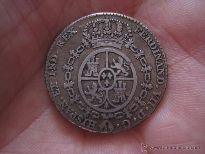 Monedas de Espa&ntilde;a: Fernando VII Medalla Proclamaci&oacute;n 1808 M&oacute;dulo 2 Reales - Foto 2
