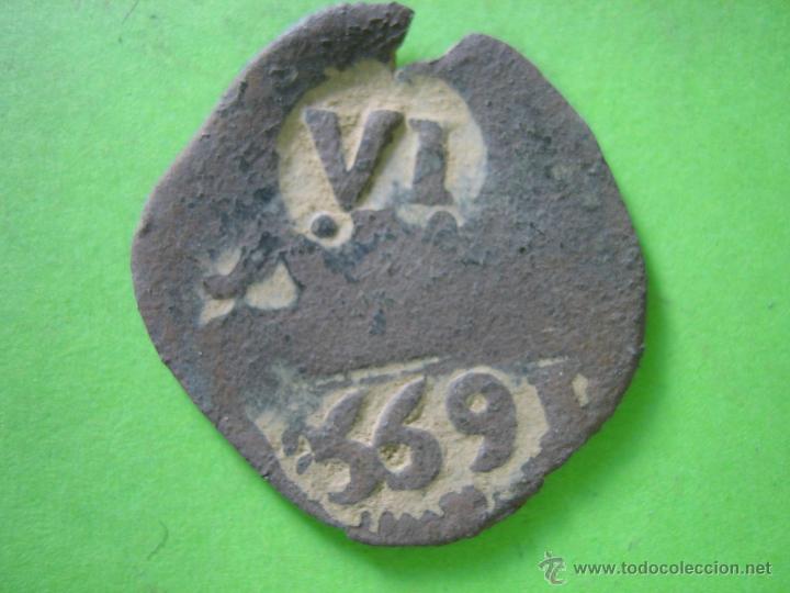 Monedas de Espa&ntilde;a: Moneda mediaval resellada - Foto 2