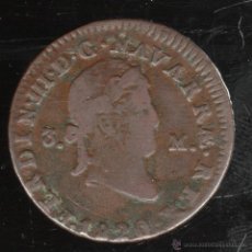 Monedas de España: MONEDA DE 3 MARAVEDIS. FERNANDO VII. NAVARRA. 1820.