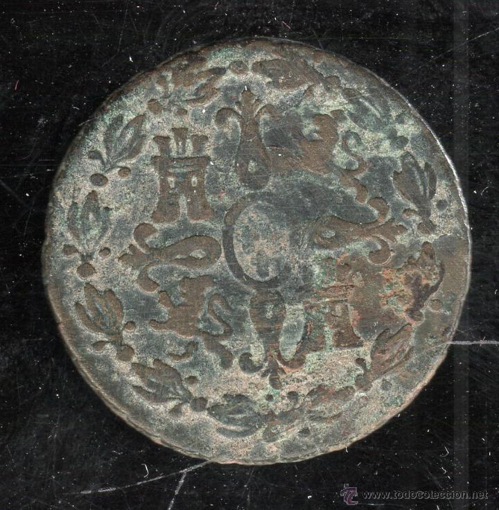 Monedas de Espa&ntilde;a: FERNANDO VII. 4 MARAVEDIS. 1833. SEGOVIA - Foto 2