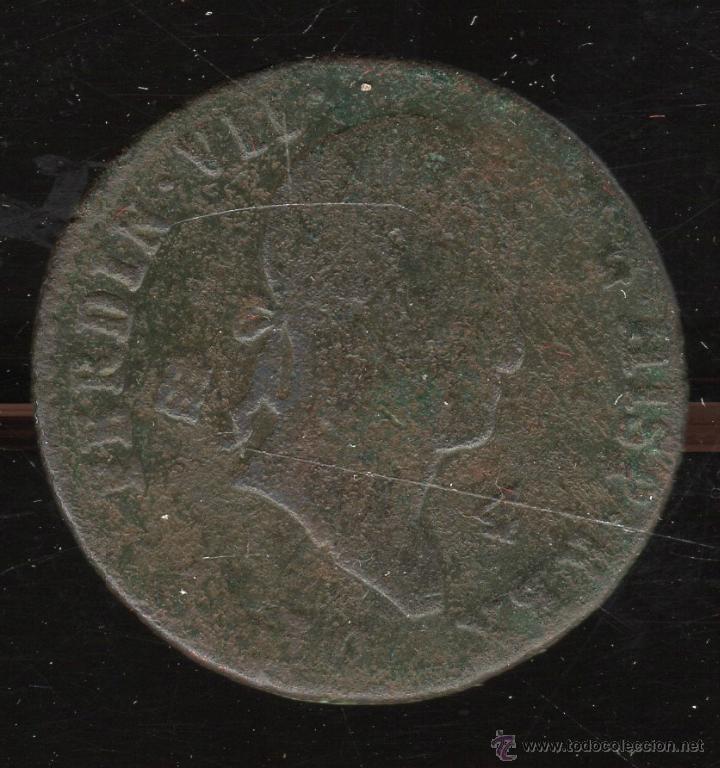 Monedas de Espa&ntilde;a: FERNANDO VII. 4 MARAVEDIS. 1830. SEGOVIA - Foto 1
