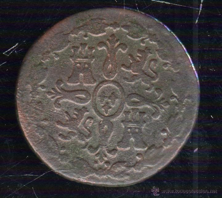 Monedas de Espa&ntilde;a: FERNANDO VII. 8 MARAVEDIS. 1820. SEGOVIA - Foto 2