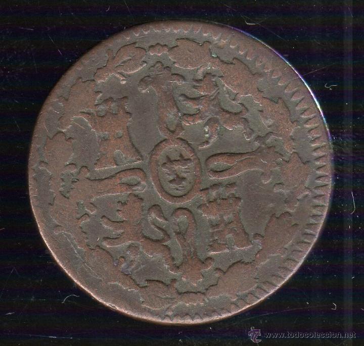 Monedas de Espa&ntilde;a: FERNANDO VII. 8 MARAVEDIS. 1817. JUBIA - Foto 2
