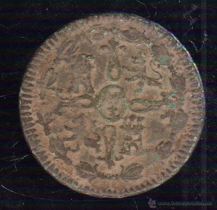 Monedas de Espa&ntilde;a: FERNANDO VII. 8 MARAVEDIS. 1817. JUBIA - Foto 2