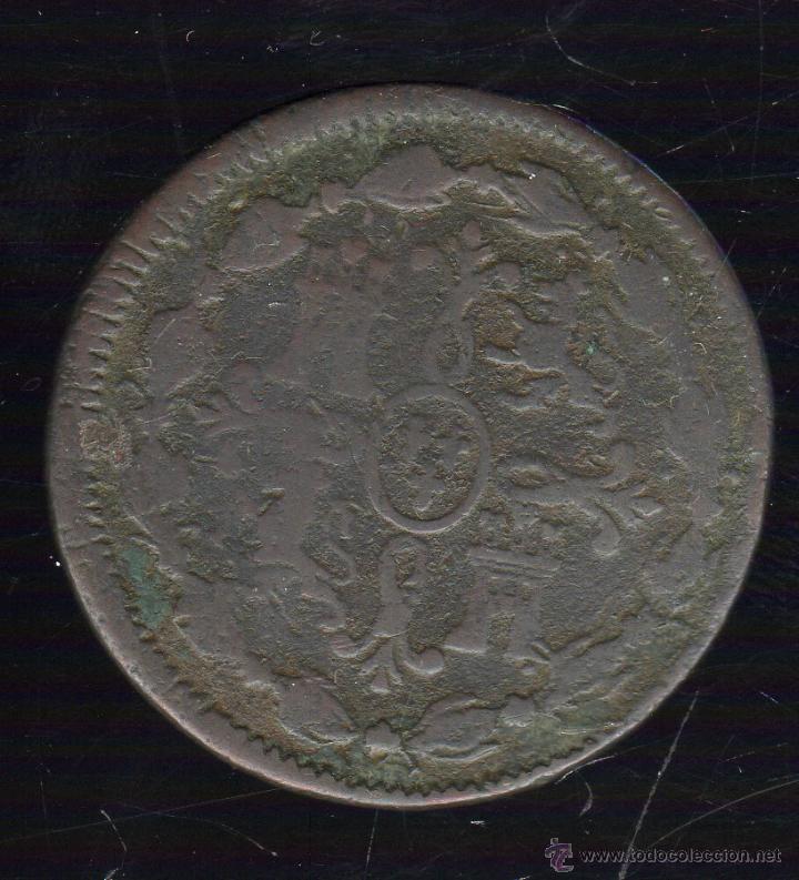 Monedas de Espa&ntilde;a: FERNANDO VII. 8 MARAVEDIS. 1819. JUBIA - Foto 2