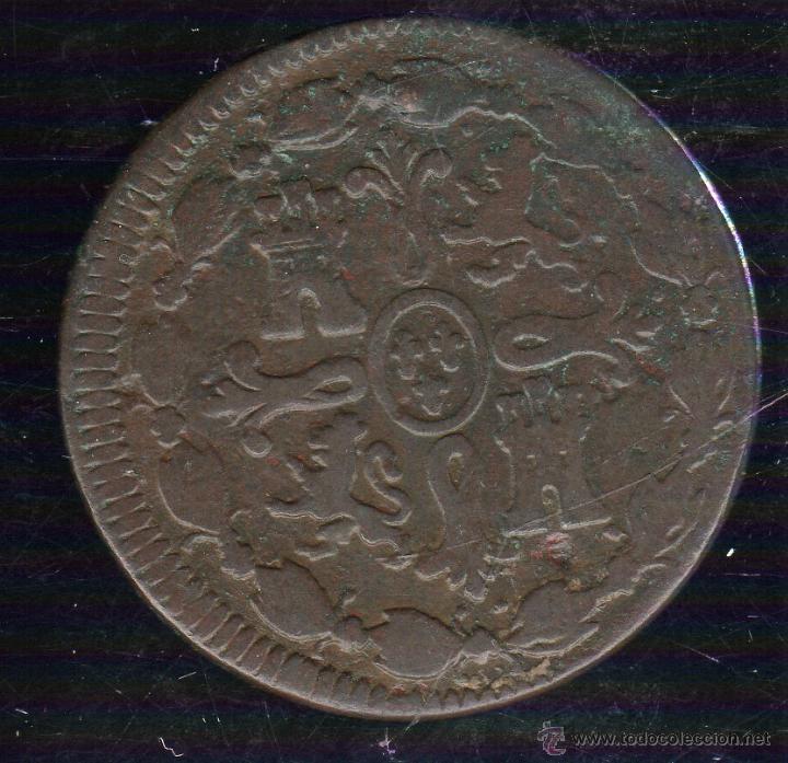 Monedas de Espa&ntilde;a: FERNANDO VII. 8 MARAVEDIS. 1820. JUBIA - Foto 2