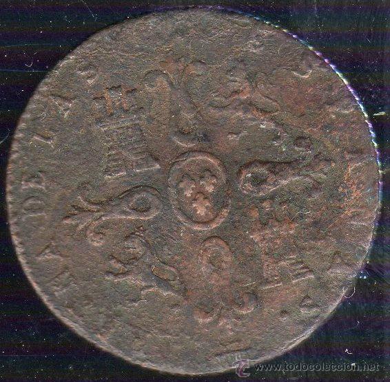 Monedas de Espa&ntilde;a: 4 MARAVEDIS. ISABEL II. 1843. SEGOVIA - Foto 2