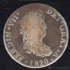 Monedas de España: FERNANDO VII. 2 REALES. 1820. MADRID G.J. 