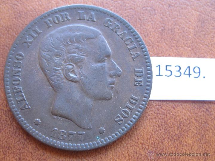Monedas de Espa&ntilde;a: Espa&ntilde;a 10 centimos 1877 , Alfonso XII , 12 - Foto 1