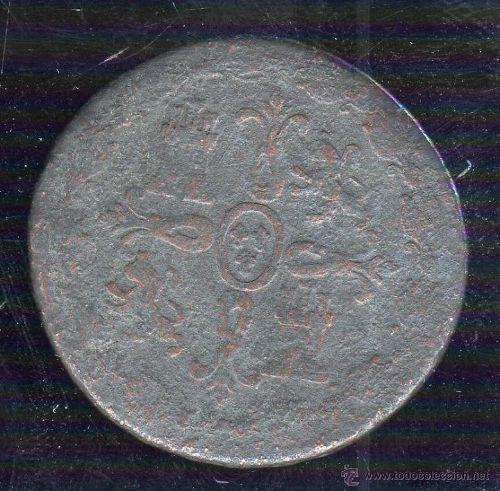 Monedas de Espa&ntilde;a: FERNANDO VII. 8 MARAVEDIS. 1824. JUBIA - Foto 2