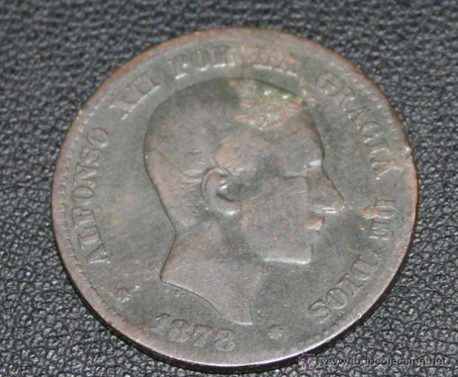 Monedas de Espa&ntilde;a: ALFONSO XII - 10 CENTIMOS - 1878 - Foto 1