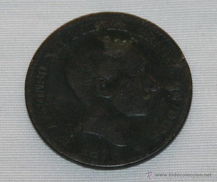 Monedas de Espa&ntilde;a: ALFONSO XII - 10 CENTIMOS - 1878 - Foto 4