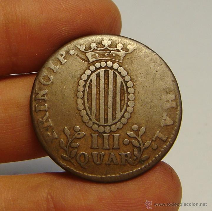 Monedas de Espa&ntilde;a: III Quartos. Fernando VII. 1812 - Foto 1