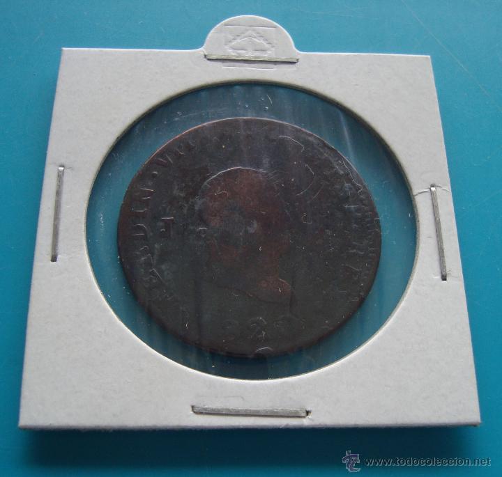 Monedas de Espa&ntilde;a: MONEDA DE COBRE 8 MARAVEDIS 1832 CECA SEGOVIA - Foto 1