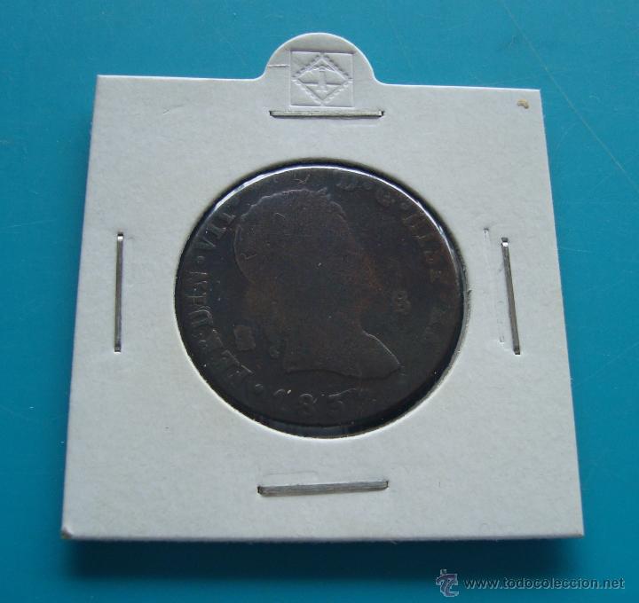 Monedas de Espa&ntilde;a: MONEDA DE COBRE 8 MARAVEDIS 1817 CECA JUBIA - Foto 1