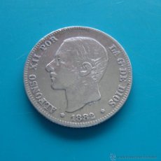 Monedas de España: MONEDA DE PLATA DE 2 PESETAS ALFONSO XII AÑO 1882