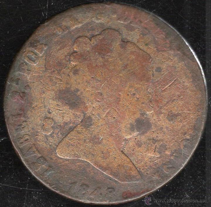 Monedas de Espa&ntilde;a: 8 MARAVEDIS. ISABEL II. 1848. SEGOVIA - Foto 1