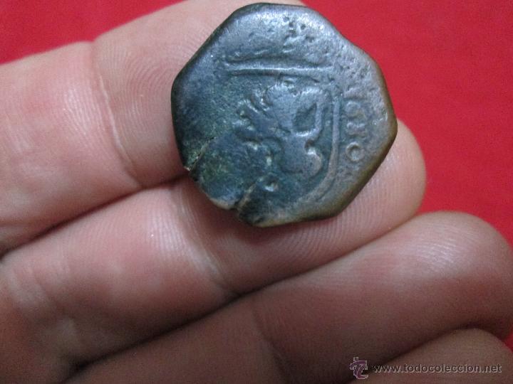 Monedas de Espa&ntilde;a: FECHA VISIBLE 1680 leon rampante reverso castillo - Foto 1