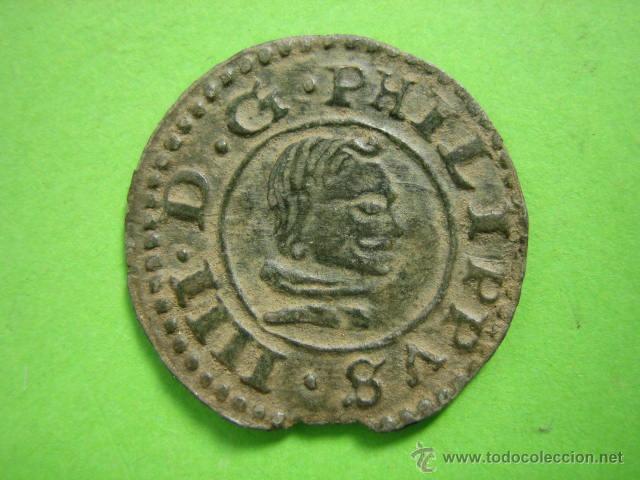 Monedas de Espa&ntilde;a: 2-Moneda Mediaval de 8 maravedies de Felipe IIII 1663 - Foto 1