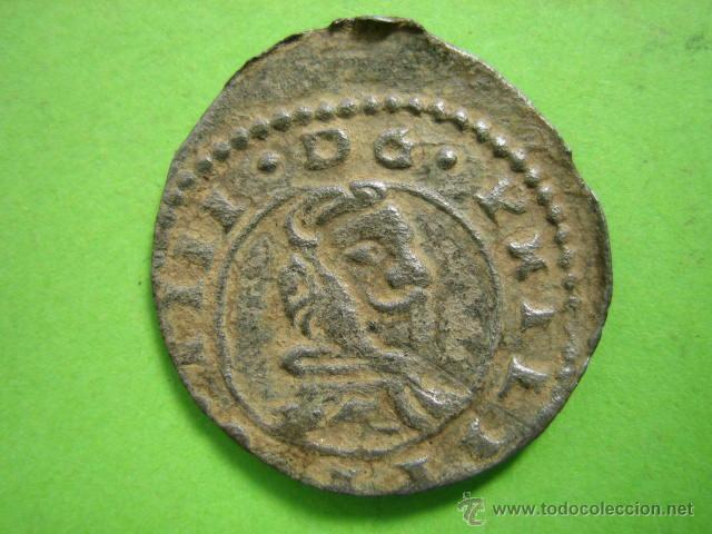 Monedas de Espa&ntilde;a: 2-Moneda Mediaval de 8 maravedies de Felipe IIII 1663 - Foto 1