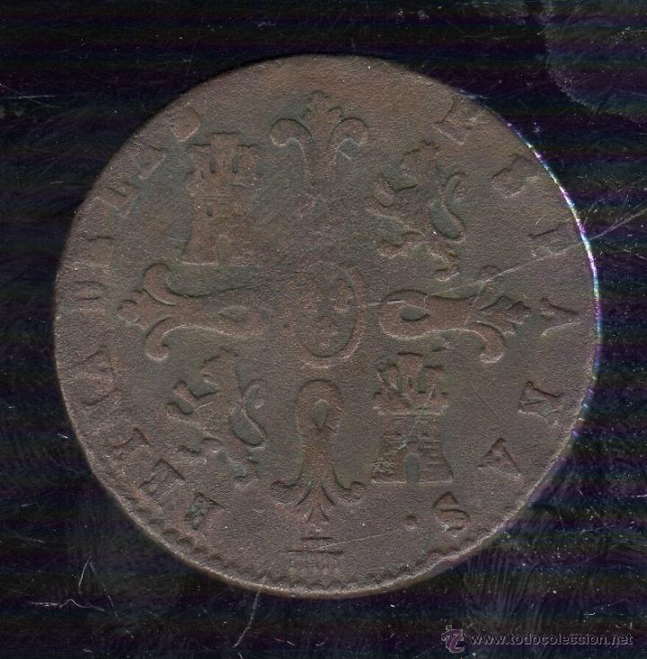 Monedas de Espa&ntilde;a: ISABEL II. 8 MARAVEDIS. 1839. SEGOVIA. - Foto 2
