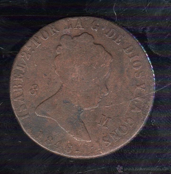 Monedas de Espa&ntilde;a: ISABEL II. 8 MARAVEDIS. 1846. JUBIA. - Foto 1
