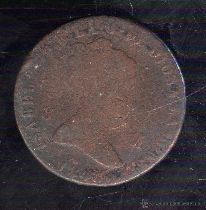 Monedas de Espa&ntilde;a: ISABEL II. 8 MARAVEDIS. 1847. JUBIA. - Foto 1