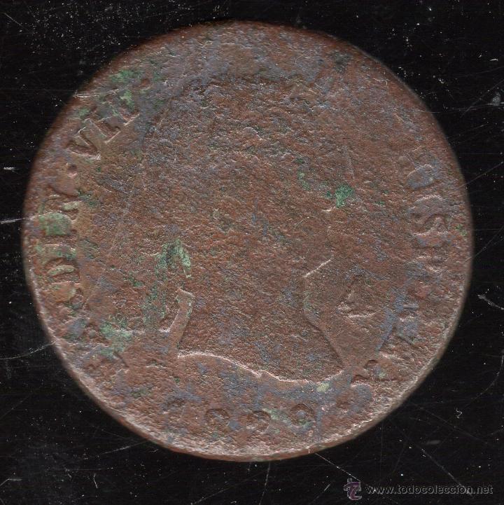 Monedas de Espa&ntilde;a: FERNANDO VII. 4 MARAVEDIS. 1829. SEGOVIA - Foto 1