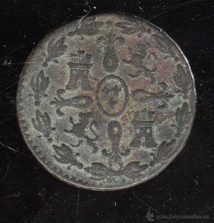 Monedas de Espa&ntilde;a: FERNANDO VII. 4 MARAVEDIS. 1832. SEGOVIA - Foto 2