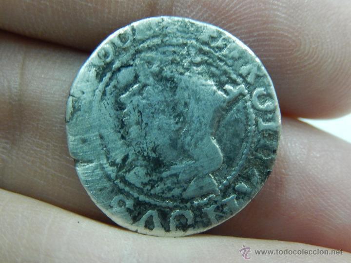 Monedas de Espa&ntilde;a: Fernando II. 1 Real. Mallorca. Plata. Variante de inter&eacute;s - Foto 1