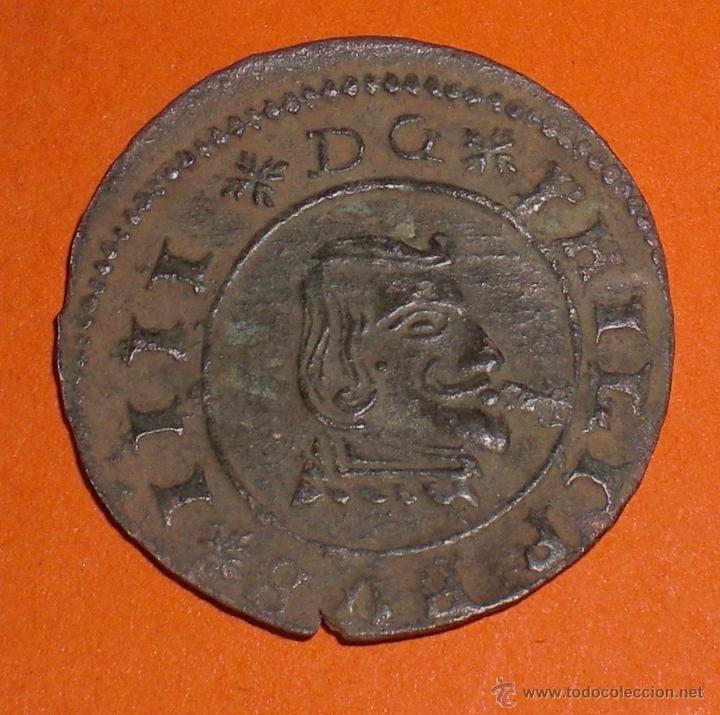 Monedas de Espa&ntilde;a: 16 maravedis 1663 Felipe IV de granada - Foto 1