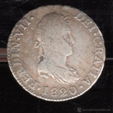 Monedas de España: FERNANDO VII. 2 REALES. 1820. SEVILLA CJ