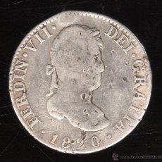 Monedas de España: FERNANDO VII. 2 REALES. 1820. MADRID G.J