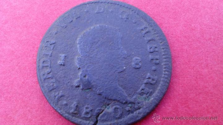Monedas de Espa&ntilde;a: FERNANDO VII, 8 MARAVEDIS 1820 JUBIA - Foto 1