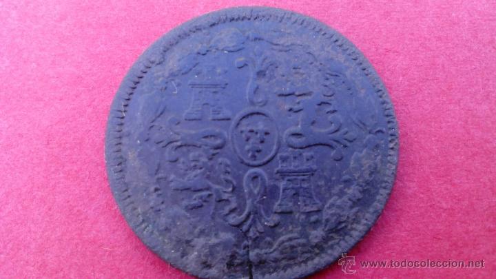 Monedas de Espa&ntilde;a: FERNANDO VII, 8 MARAVEDIS 1820 JUBIA - Foto 2
