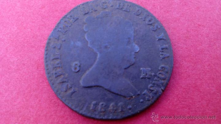 Monedas de Espa&ntilde;a: ISABEL II, 8 MARAVEDIS 1841, SEGOVIA - Foto 1