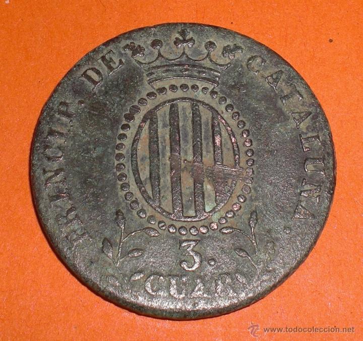 Monedas de Espa&ntilde;a: 3 cuartos 1841 Isabel 2. - Foto 1